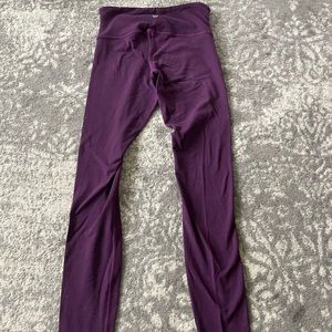 Lululemon purple size 2 full length leggings